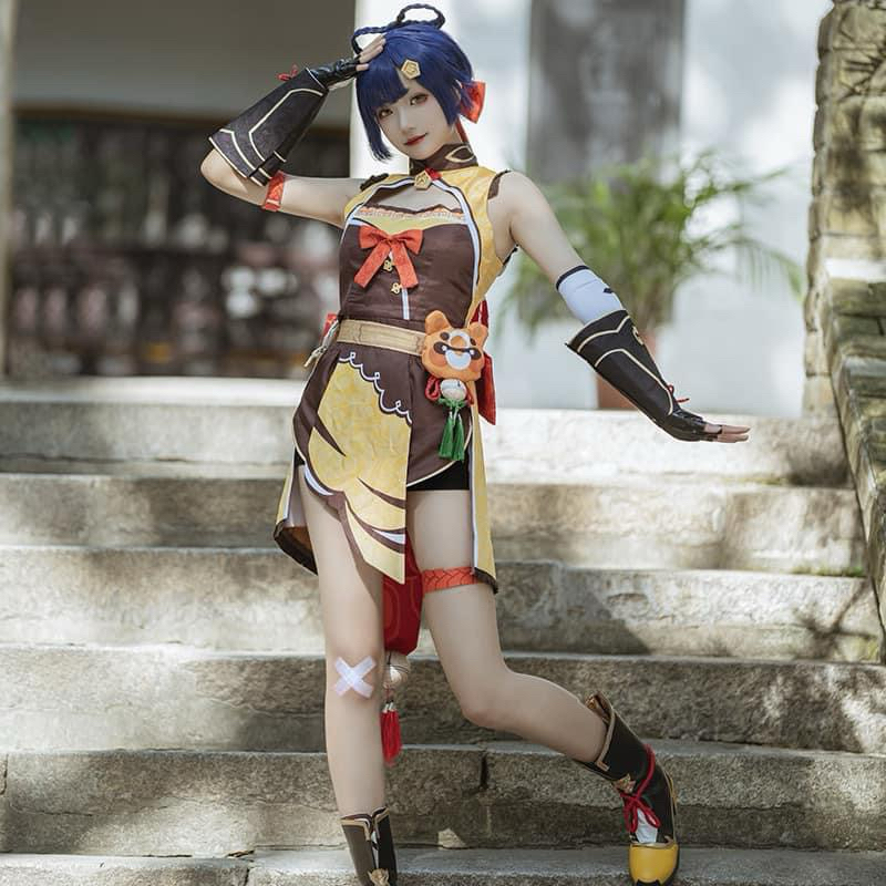 xiangling genshin impact costume cosplay taobao import china