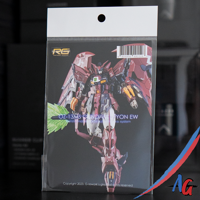 G-Rework RG Gundam Epyon Water Decal Sticker