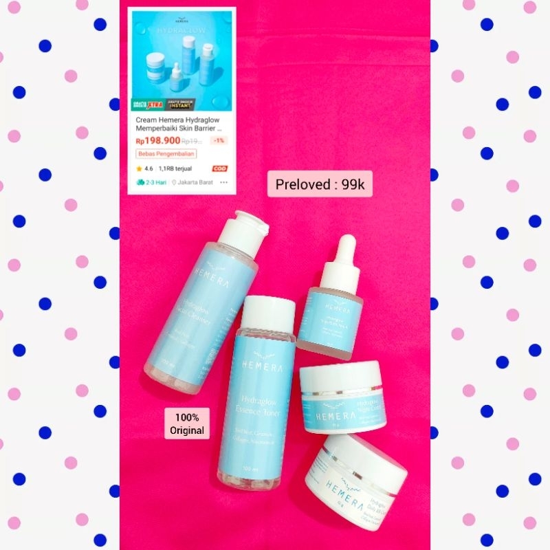 Hemera ~ Cream Hydraglow Memperbaiki Skin Barrier
