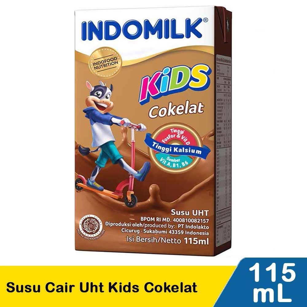 

indomilk kids susu uht rasa coklat dan strawberry perdus isi ( 40 pcs x 115 ml )