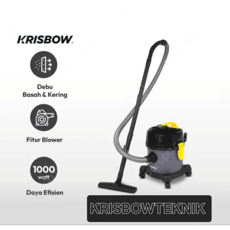 krisbow vacum vacuum cleaner 12L penghisap debu wet and dry ORIGINAL