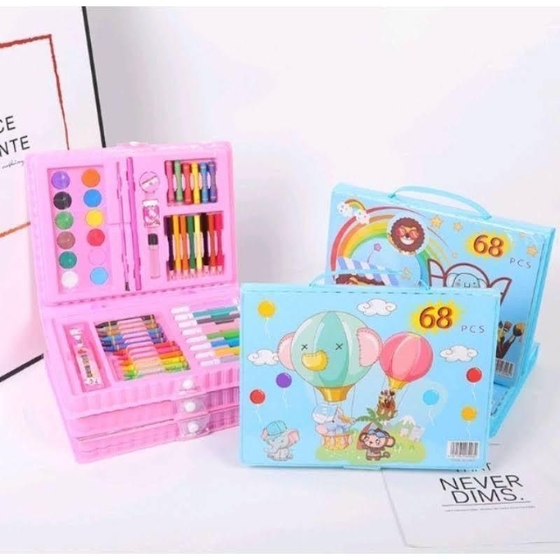 

( OPEE GROSIR ) CRAYON SET ISI 68 PCS