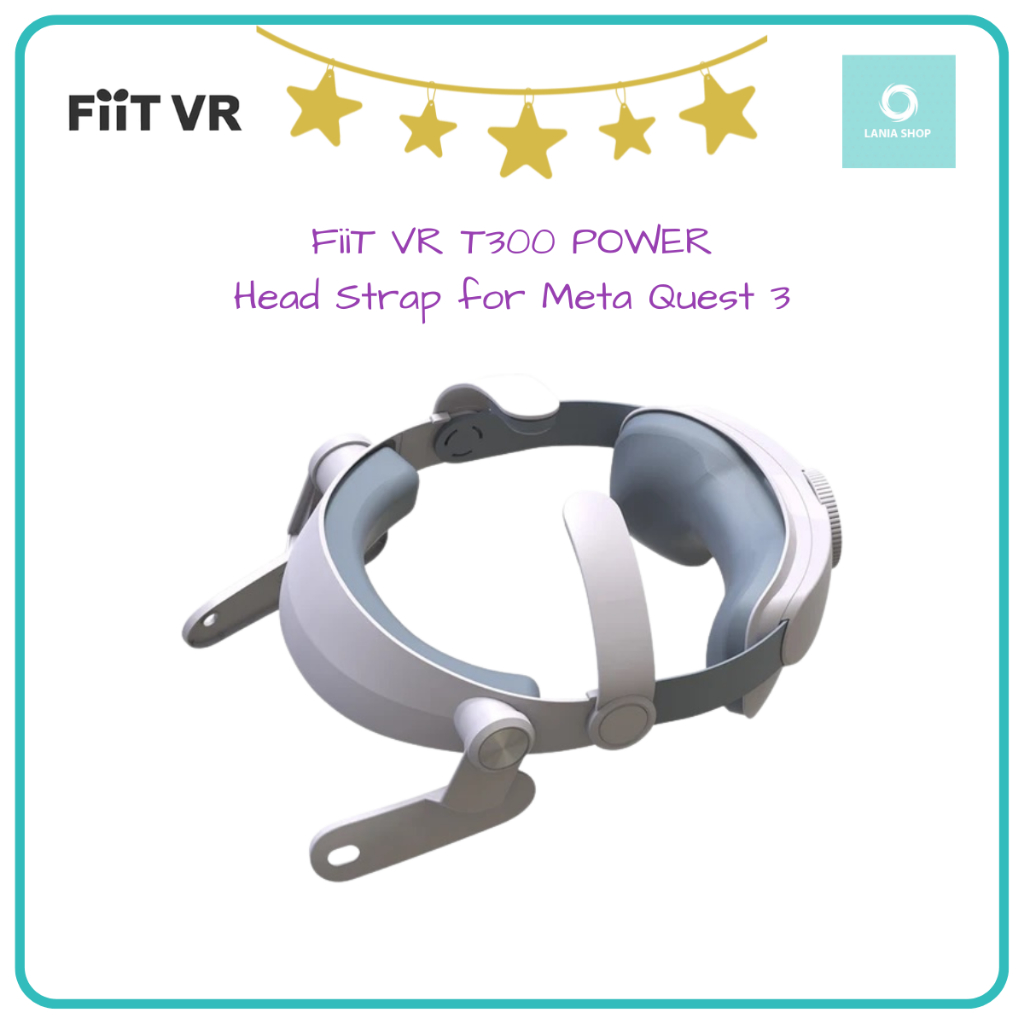 FiiT VR T300 POWER - Head Strap Headband Adjustable for Meta Quest 3