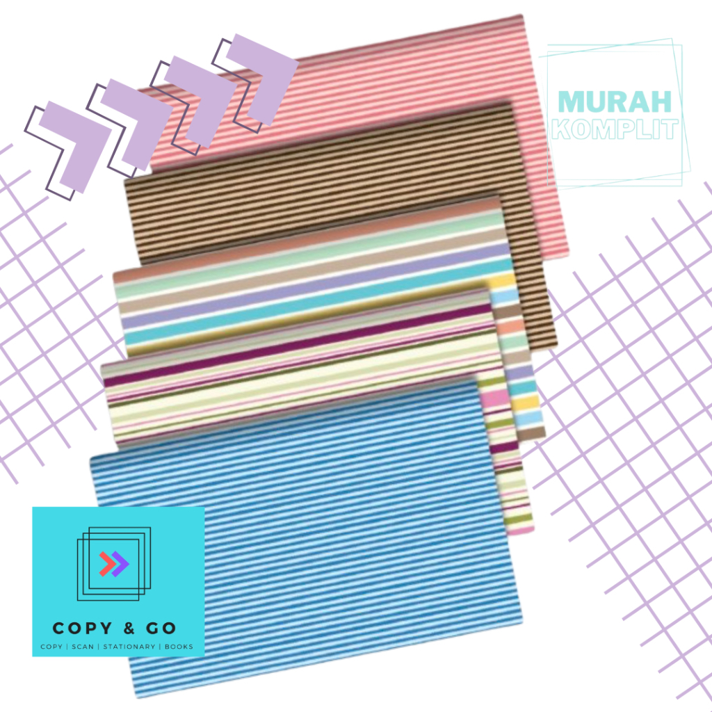 

(10 Lembar) Kertas Kado Aneka Motif / Kertas Kado Perlengkapan Pesta