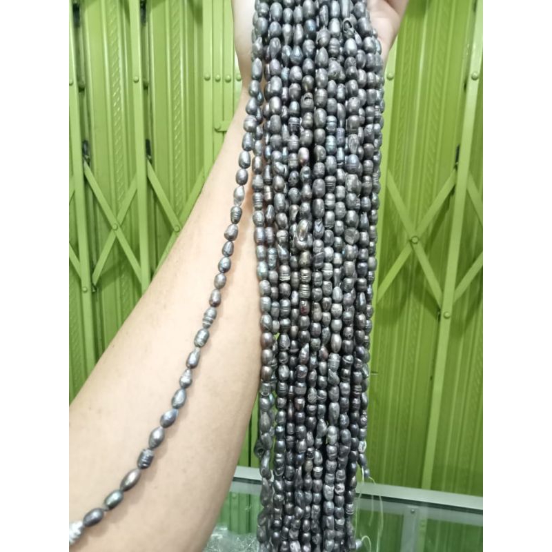 Mutiara air tawar hitam 8mm