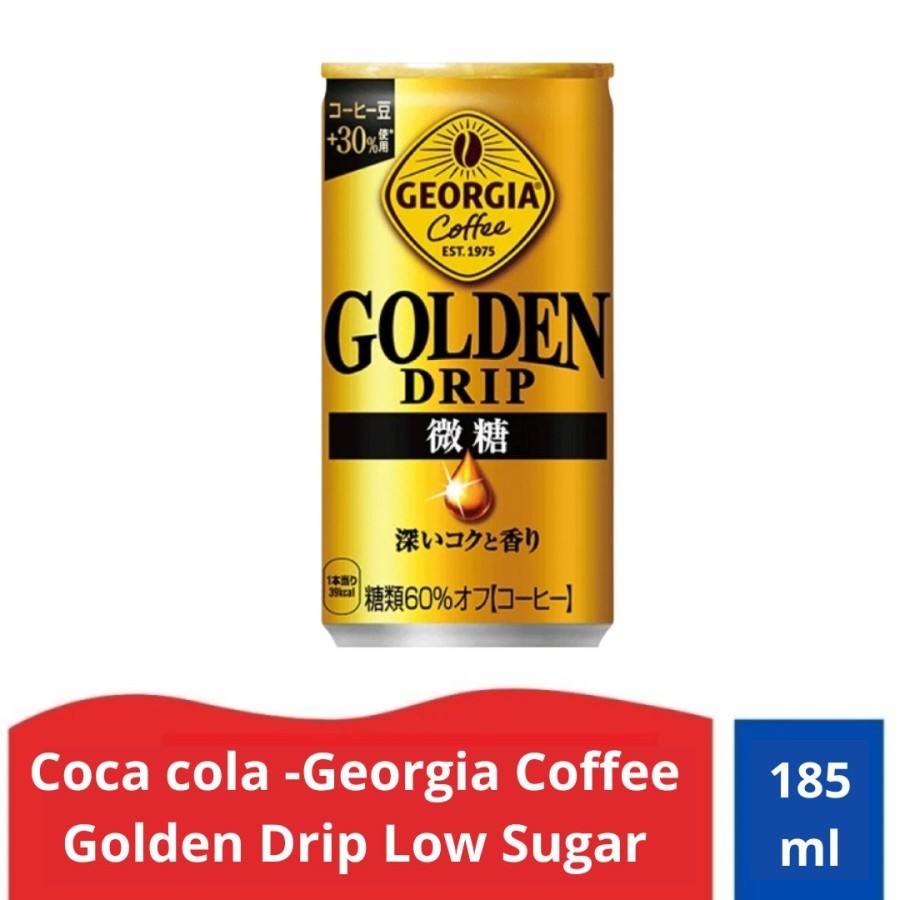 

Coca Cola- Georgia Golden Drip Low Sugar / Coffee Drip 185ml