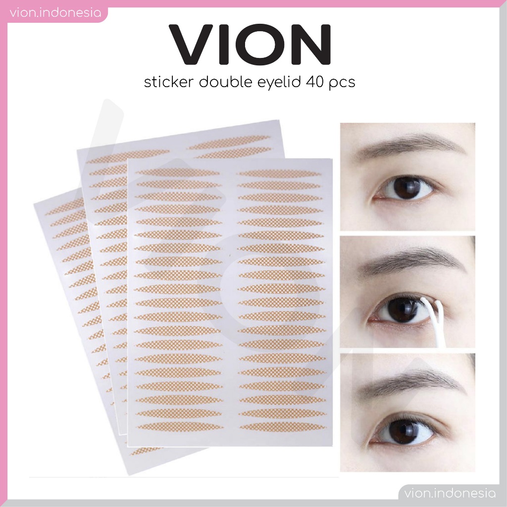 VION Skot Mata Scott Mata Double Eyelid Veil Tape Stiker Kelopak Mata Bening Selotip Lipatan XX100