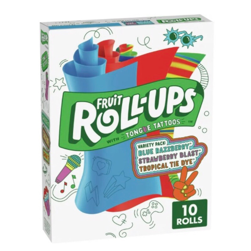 

Rollups Fruit Roll-Ups Variety Pack USA 1000% ORI