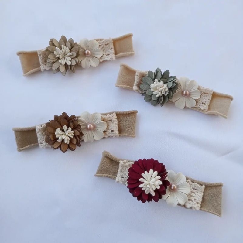 HEADBAND BUNGA by Albee/ Bandana Bayi/ Headband Banda Aceh