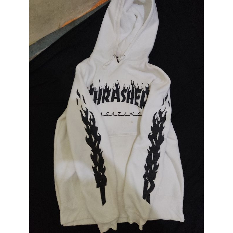 Hoodie Thrasher white Japan market