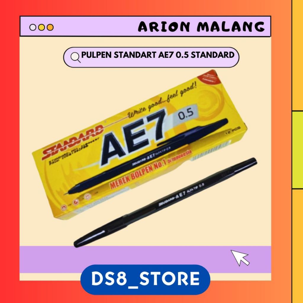 

Pen/Bolpen/Pulpen Standard AE7 0.5 STANDARD