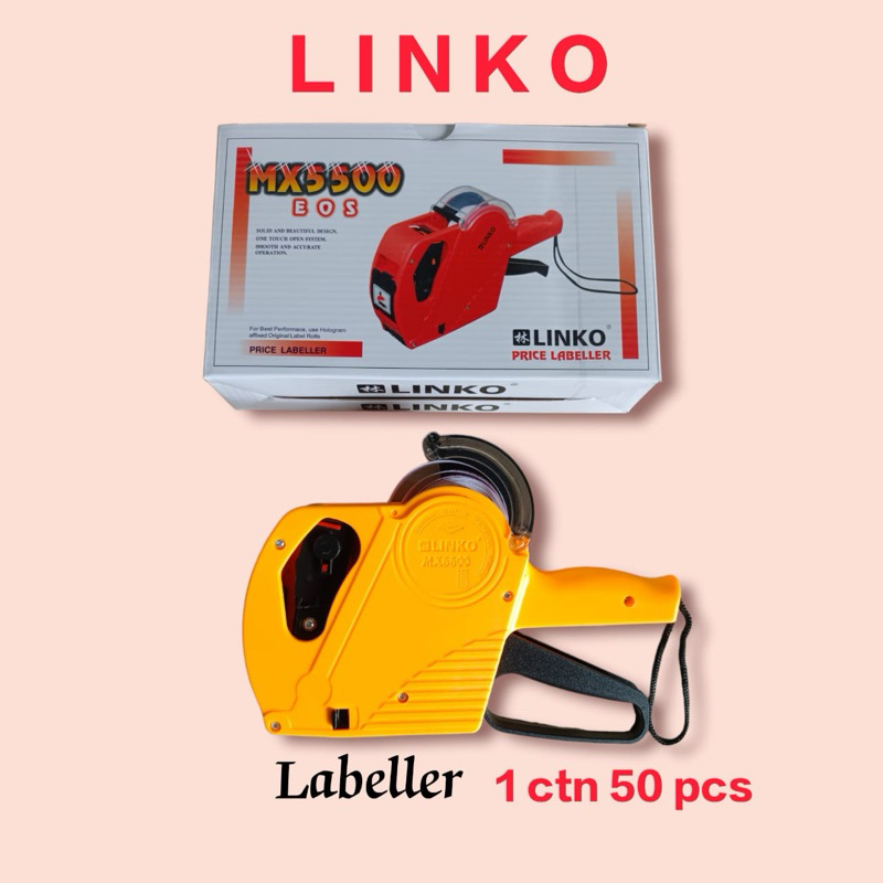 

ALAT MESIN LABEL HARGA + TUTUP / PRICE LABELLER 1 BARIS 5500 Linko
