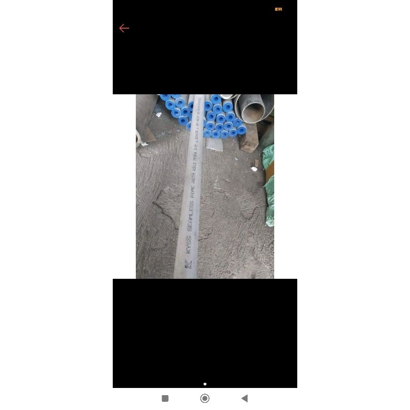 pipa seamless stenlis od 27mm tebel 2mm