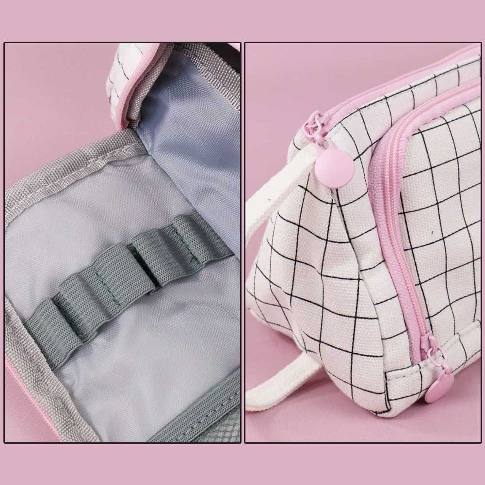 

Toddi Tempat Pensil Large Capacity Pouch Stationery Motif Kotak - PB01