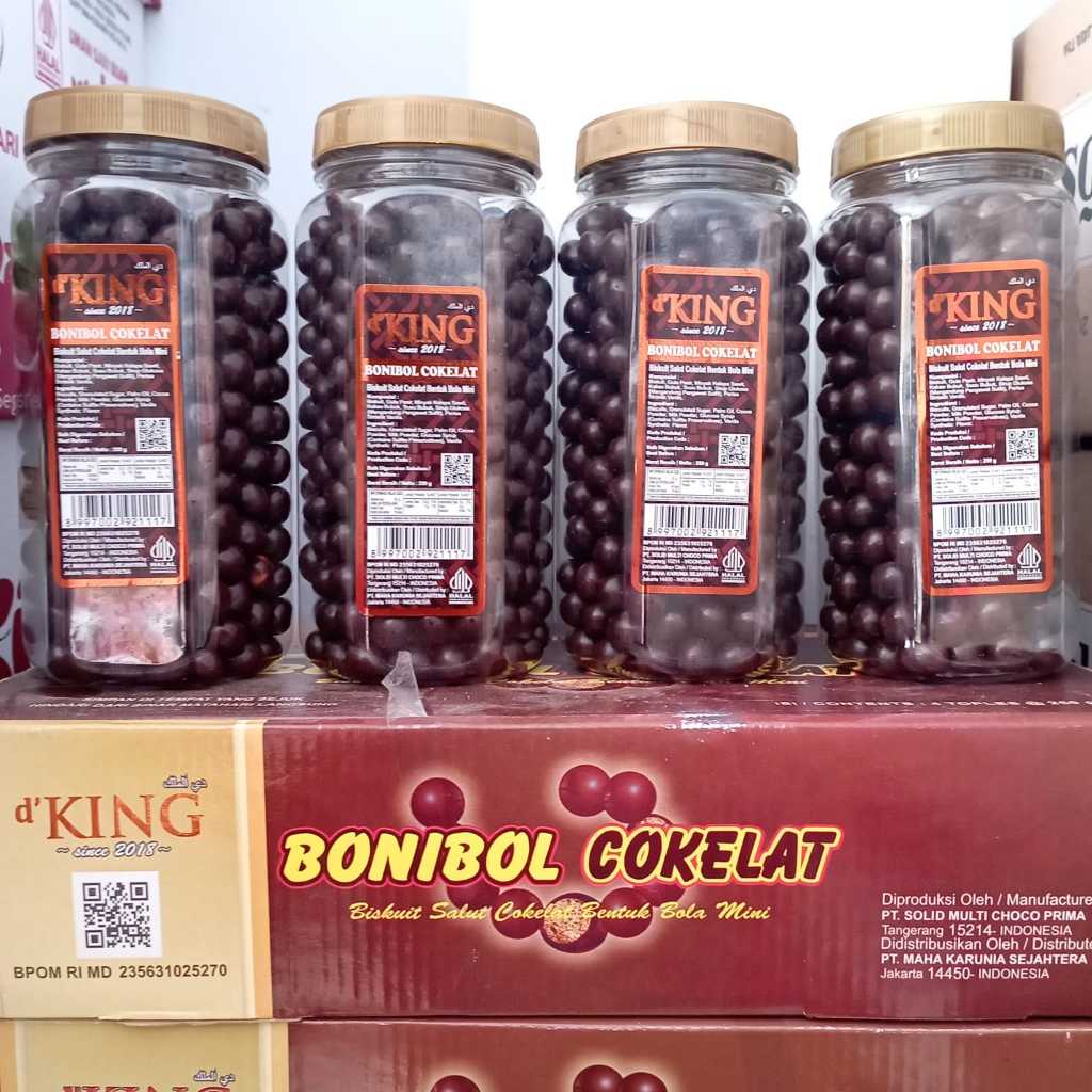 

KING BONIBOL COKELAT KARTON - Bonibol Cokelat Karton/King Bonibol/Bonibol Karton Isi 4/Bonibol Biskuit/Biskuit Cokelat