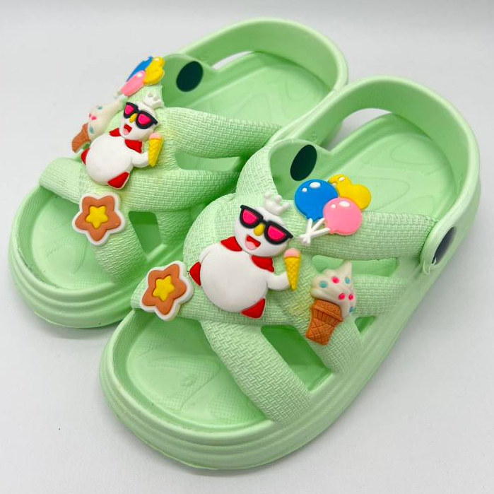 Inkayni 3075 Sandal Anak Perempuan Tali Belakang Sandal Selop Karet Lentur Anak Cewek Merek Inkayni 