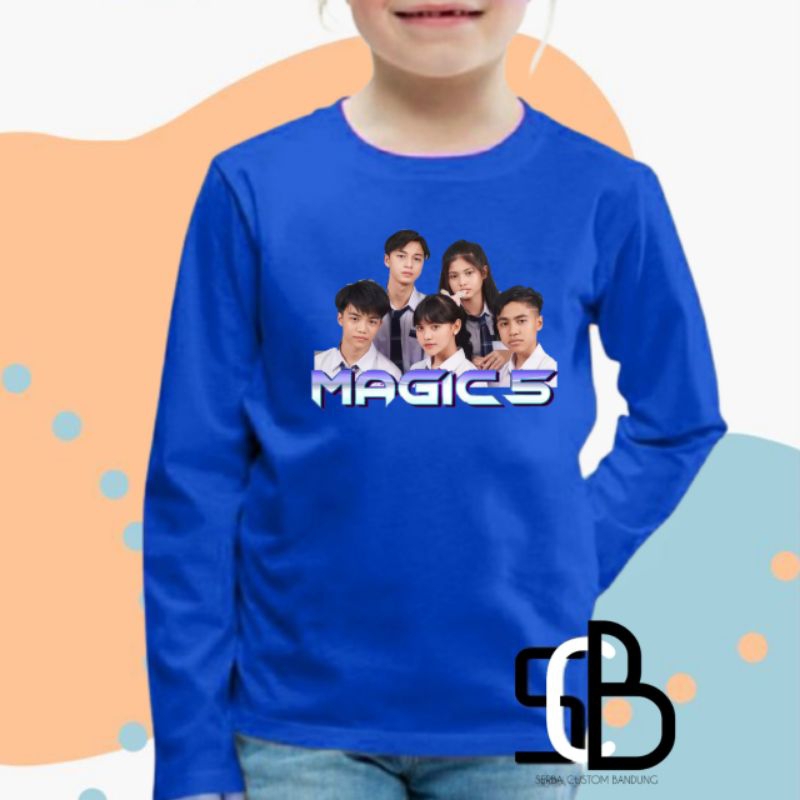 Magic 5 Kaos Anak Magic 5 Lengan Panjang