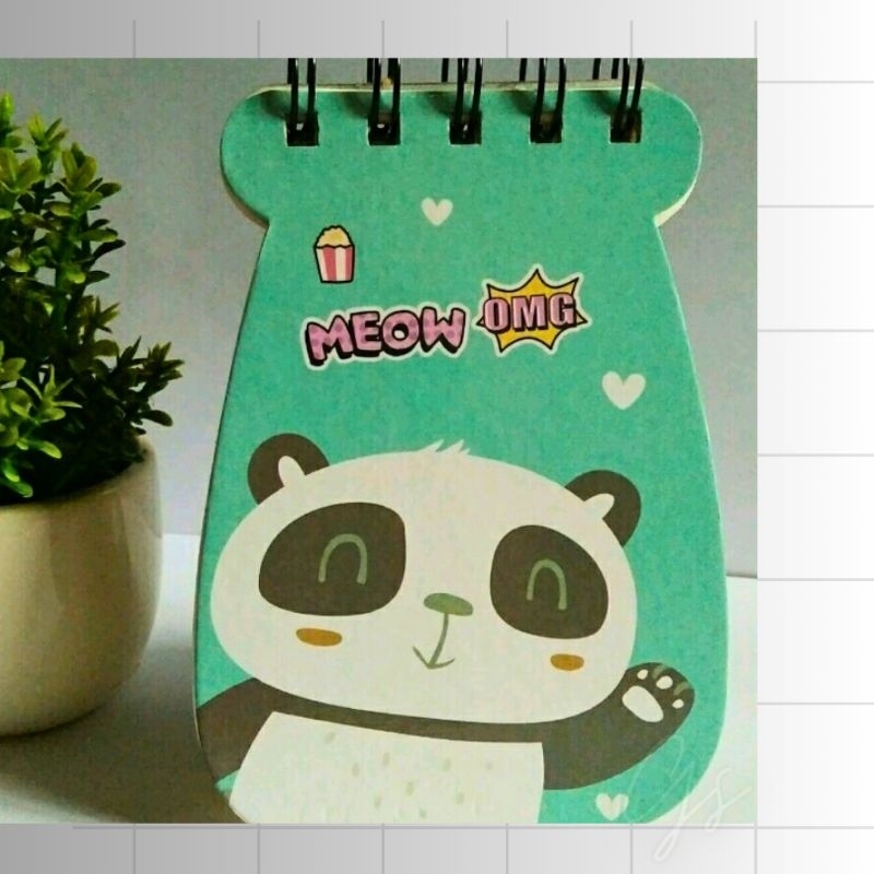 

Buku Spiral Mini Karakter - Cute Panda
