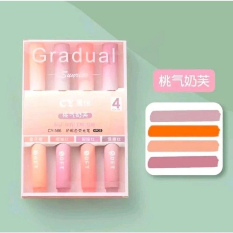 

(HARGA 1PCS)Highlighter Warna Pastel Terang/1 Set Stabilo Highlighter Warna