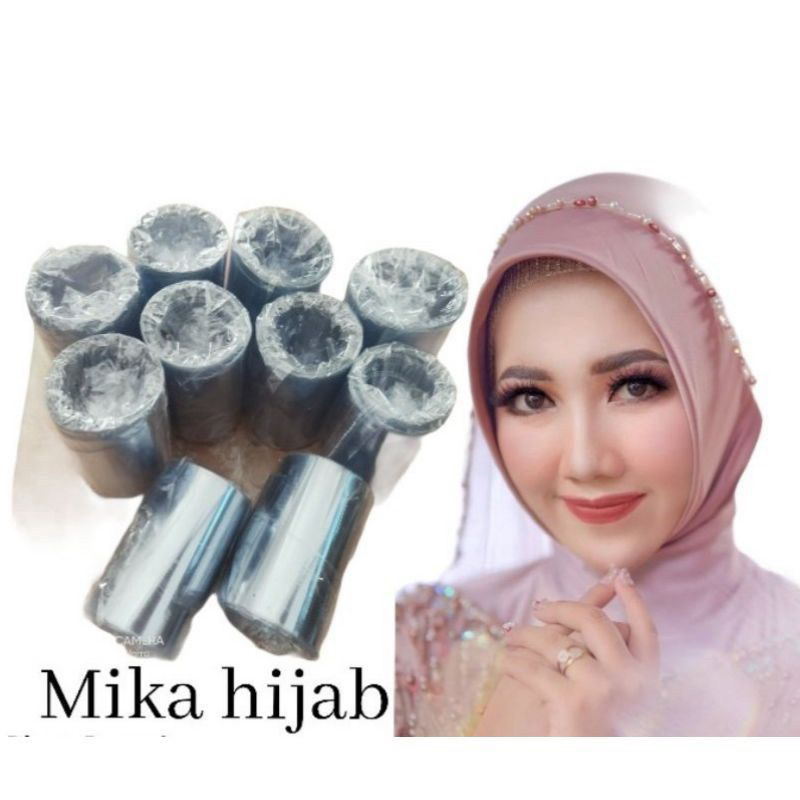 mika hijab transparan/mika jilbab