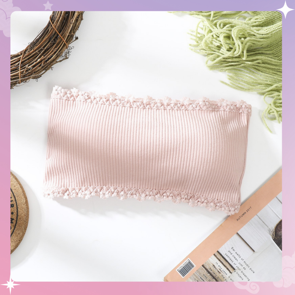 VO-BS421 BRA WANITA TANPA TALI / TANPA KAWAT BRA KEMBEN KOREAN STYLE IMPORT REALPICT