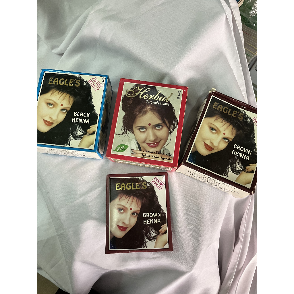 Henna eagles semir rambut