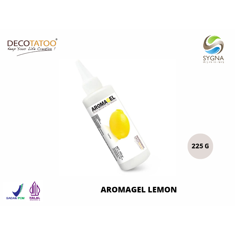 

Aromagel Lemon 255 gr - Decotatoo (Perisa Makanan & Minuman)