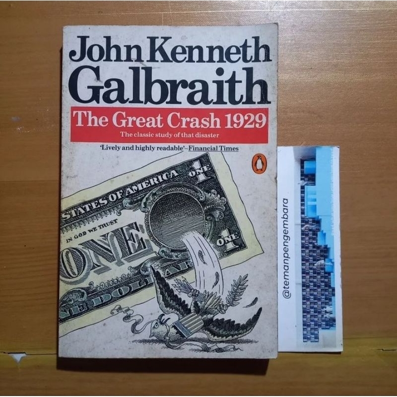 Buku The Great Crash 1929 the classic study of that disaster - John Kenneth Galbraith