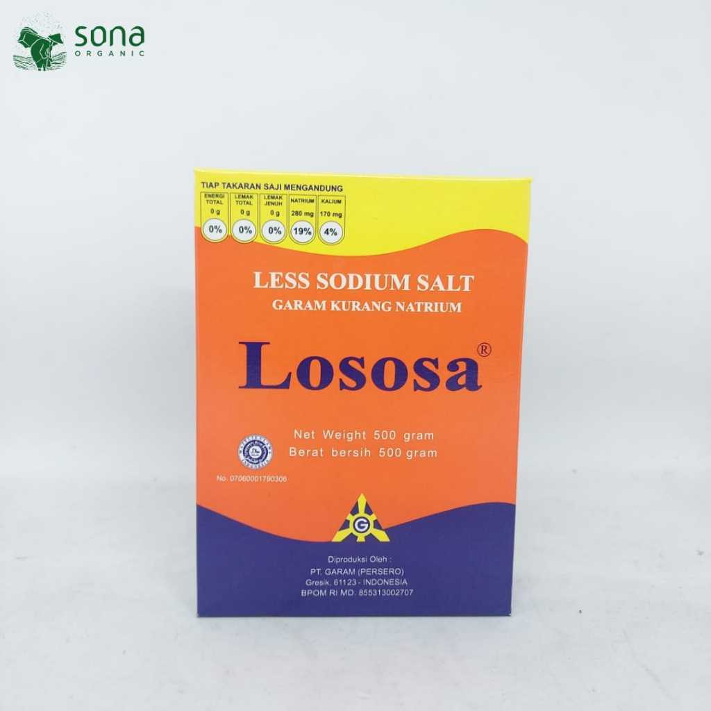 

Garam Rendah Natrium Sodium 500gr - Lososa