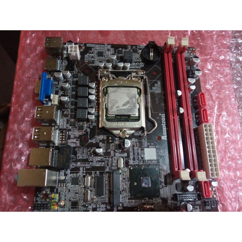 MOBO H61 LGA 1156 +INTEL CORE I5-750