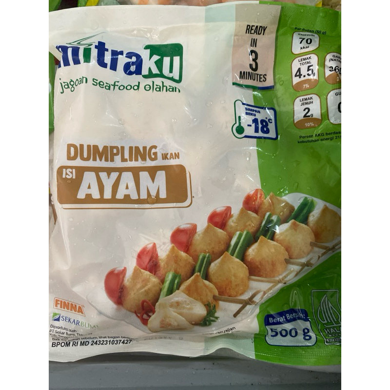 

Mitraku Dumpling Ayam 500gr