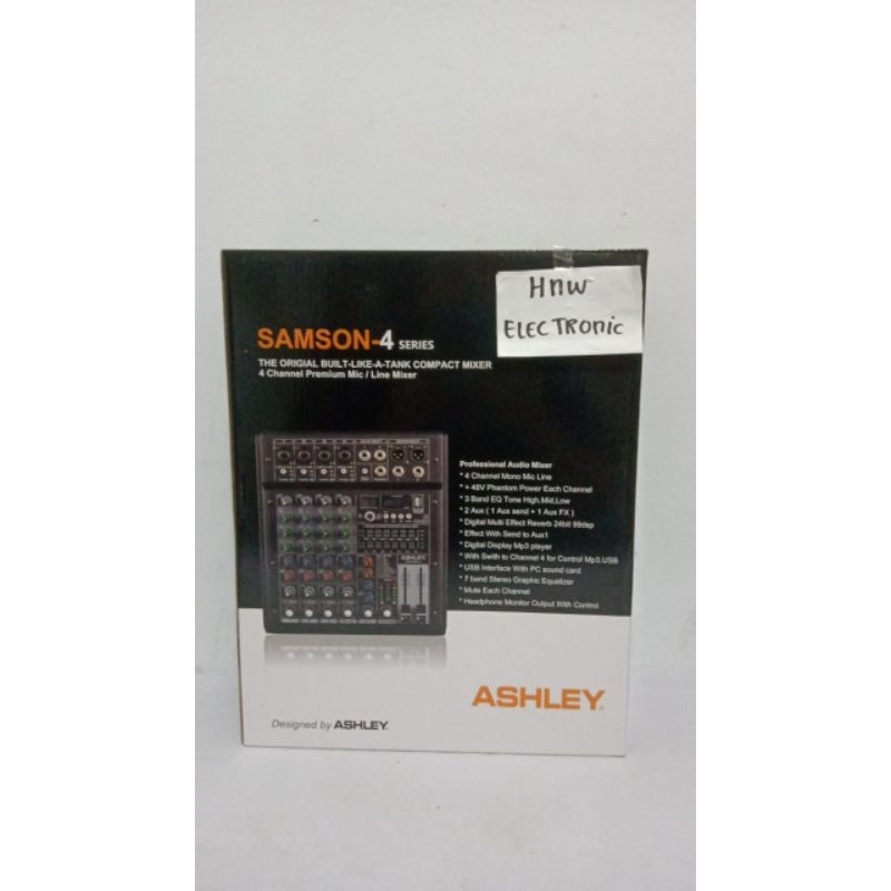 mixer audio Ashley Samson 4 channel