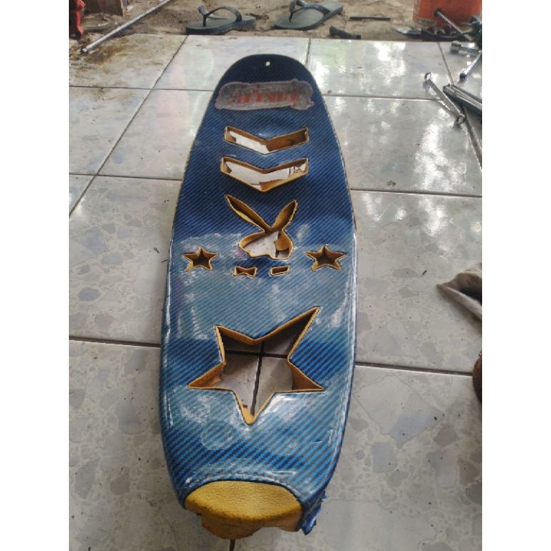 Jok variasi satria Fu plat