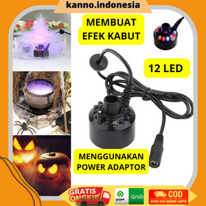 Mesin Pembuat Asap Alat Membuat Kabut Uap Lampu Hallowen Humidifier Fogger Mini Akuarium Panggung