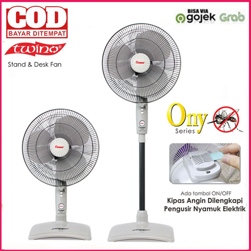 Cosmos Twino 16sn Kipas Angin Berdiri & Duduk 16inch