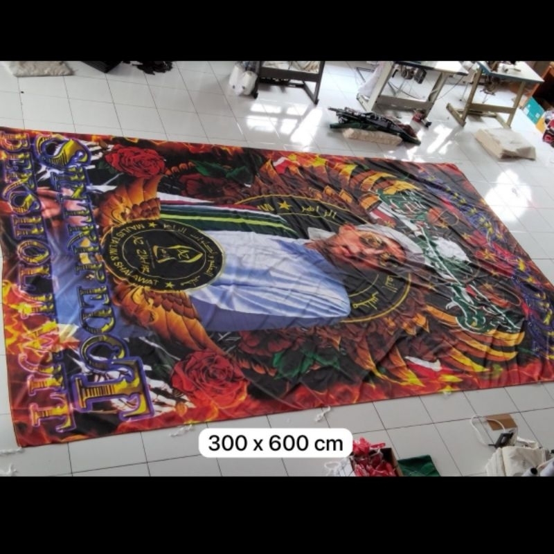 Cetak bendera besar sholawat Giant flag