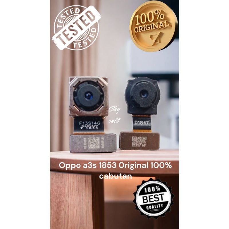 kamera camera belakang oppo a3s cph 1853 original cabutan 100%