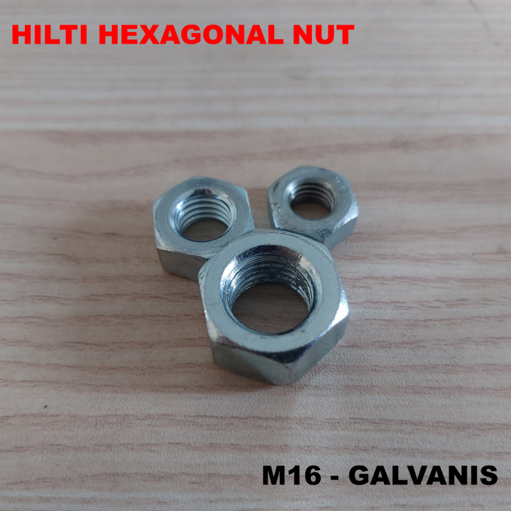 NUT / MUR GALVANIS HILTI M16