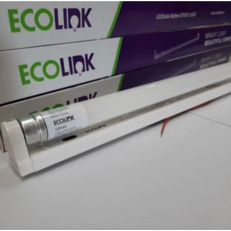 Lampu TL T8 Led Tube ECOLINK 16 Watt 120 Cm Body Kap YLI 6500K Putih