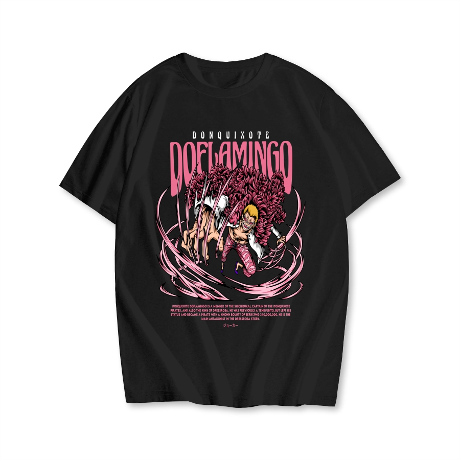Kaos Baju Doflamingo One Piece Kaos Anime