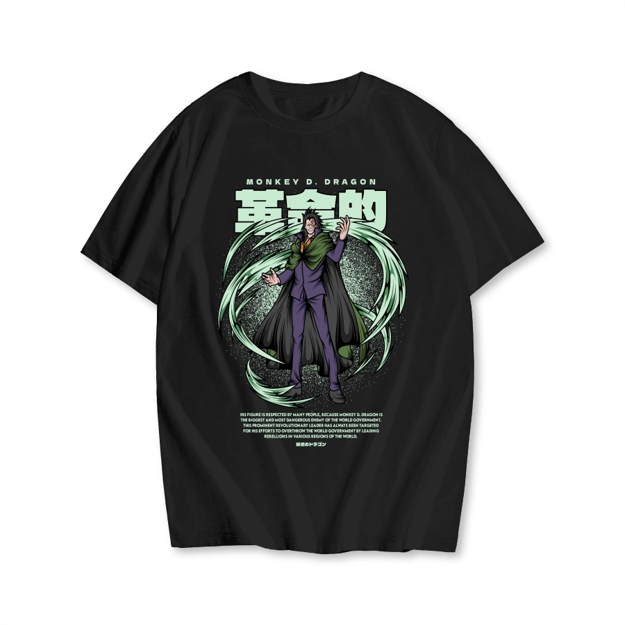 Kaos Baju Monkey D Dragon One Piece Kaos Anime