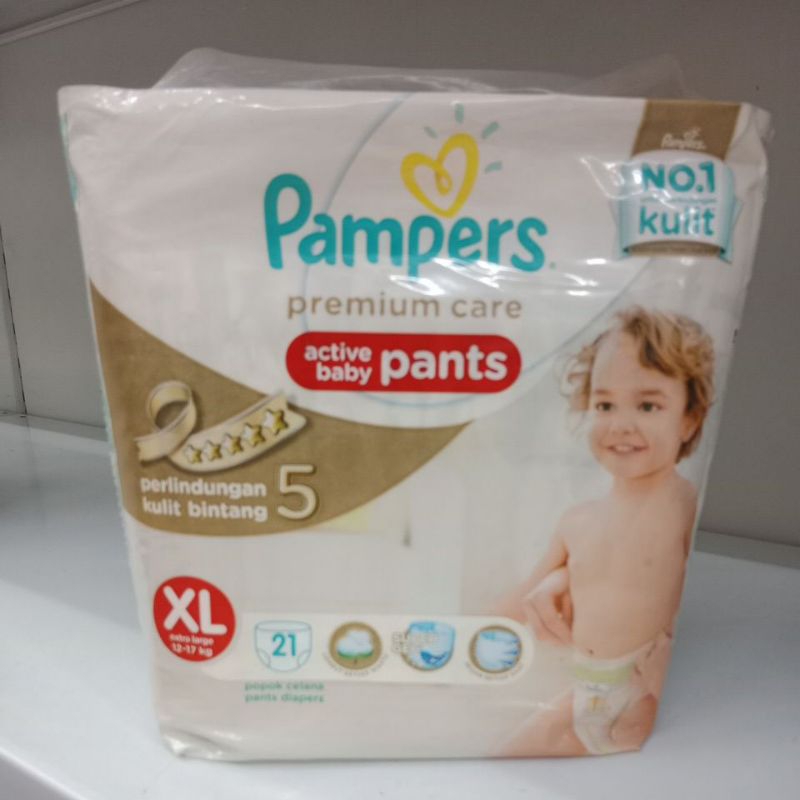 Pampers Premium care active baby pants XL 21