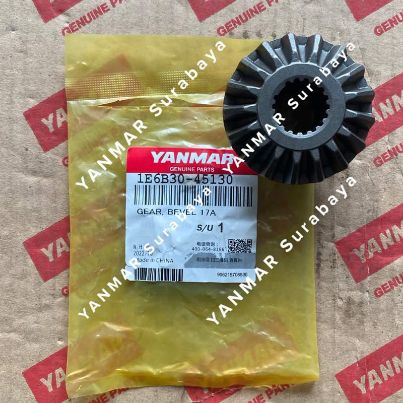 Gear bevel 17A / Gear nanas conveyor Yanmar Combine YH AW 1E6B30-45130