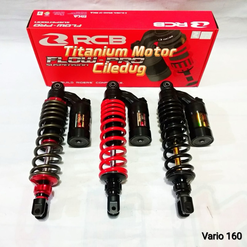 SHOCK TABUNG RCB FLOW PRO 340MM VARIO 160 ABS / VARIO 160 CBS