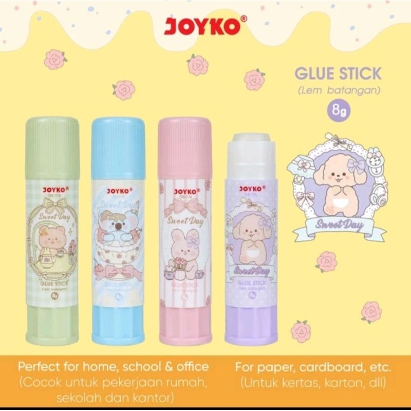 

Glue Stick Lem Batang Joyko GS-116 8gr Sweet Day