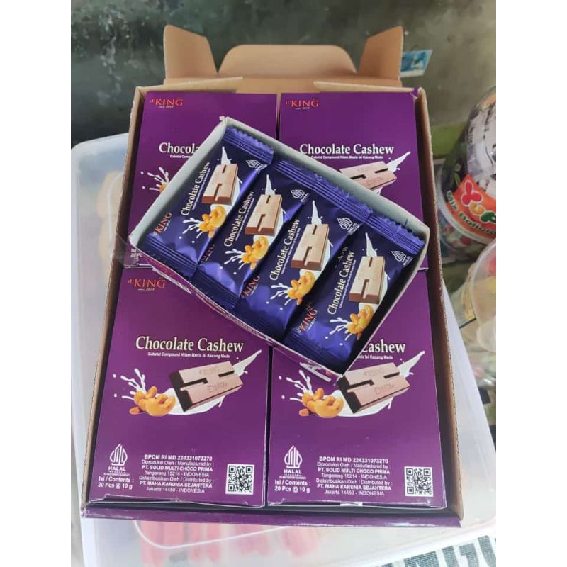 

Chocolate Cashew 1Box isi 4x@20