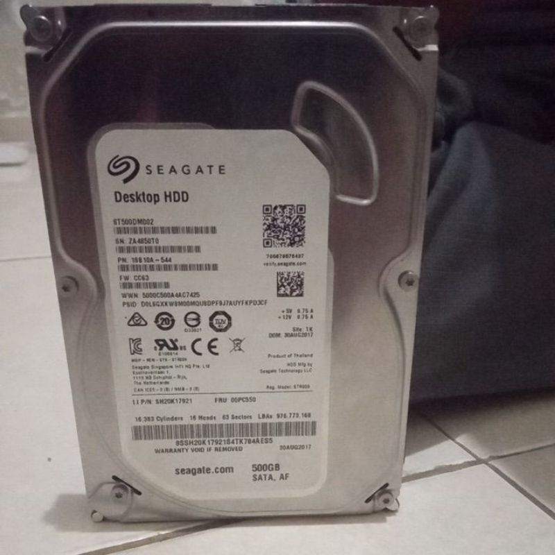 Internal HDD SEAGATE 500 GB