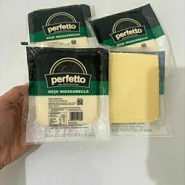 

Perfetto Keju Mozzarella Cheese 250gr ORI 100%