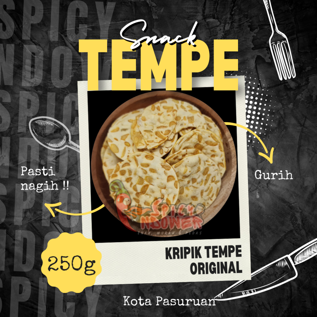 

250G KRIPIK TEMPE | KRIPIK TEMPE ORIGINAL GURIH |
