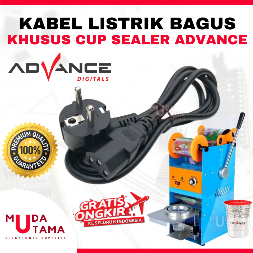 KABEL LISTRIK CUP SEALER ADVANCE |  COK KABEL SEALER CUP ADVANCE | COK LISTRIK SEALER CUP ADVANCE